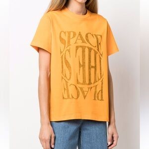 Ganni Space is the Place Tshirt Size Large